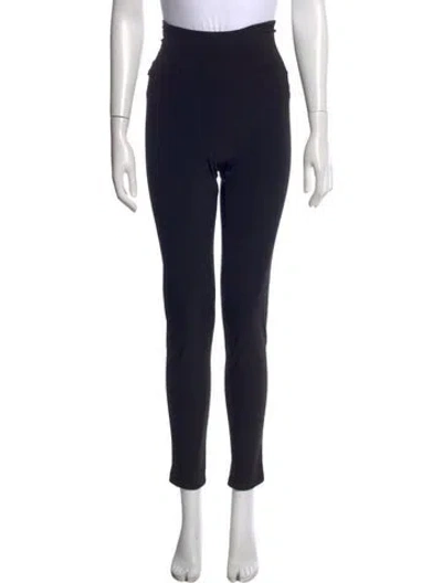 Pre-owned Norma Kamali Skinny Leg Pants In Blue