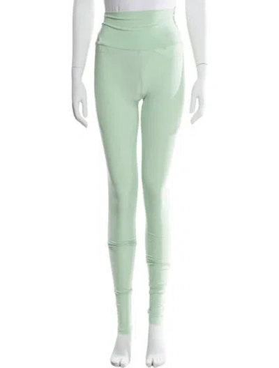 Pre-owned Norma Kamali Skinny Leg Pants In Green