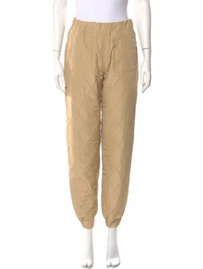 Pre-owned Norma Kamali Skinny Leg Pants In Neutral