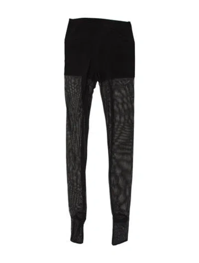 Pre-owned Norma Kamali Skinny Leg Pants W/ Tags In Black