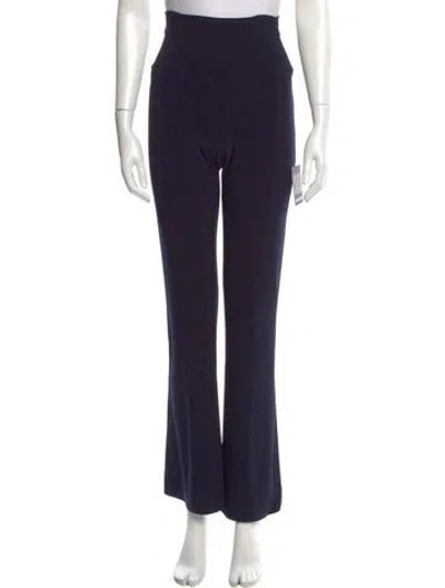 Pre-owned Norma Kamali Skinny Leg Pants W/ Tags In Blue