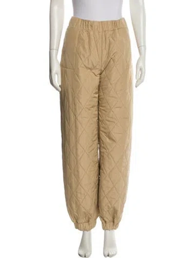 Pre-owned Norma Kamali Skinny Leg Pants W/ Tags In Neutral