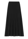 Norma Kamali Flared Skirt In Black