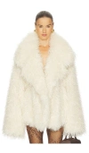 Norma Kamali Sleeping Bag Coat Short In White
