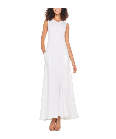 Norma Kamali Maxi Dress A-line Skirt In White