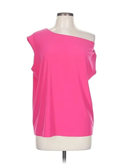 Pre-owned Norma Kamali Sleeveless Blouse In Pink