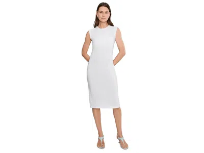 Norma Kamali Sleeveless Dress To Knee Women's Dress Snow White: Sm (women's 4)