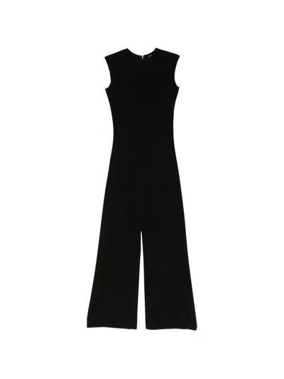 Norma Kamali Sleeveless Jumpsuit In Black