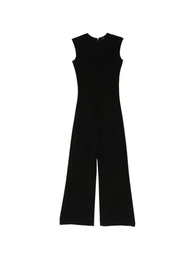 Norma Kamali Sleeveless Jumpsuit In Black