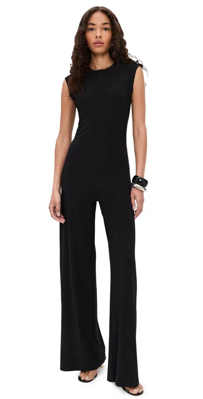 Norma Kamali Sleeveless Jumpsuit Black