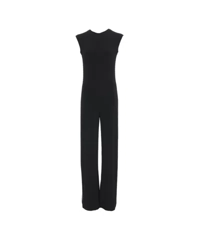 NORMA KAMALI NORMA KAMALI SLEEVELESS JUMPSUIT WITH STUD DETAILING