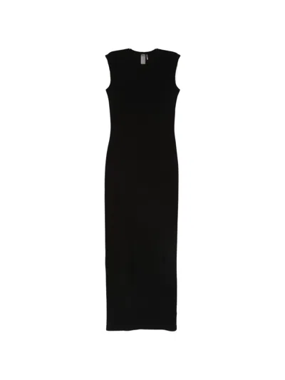 Norma Kamali Sleeveless Maxi Dress In Black