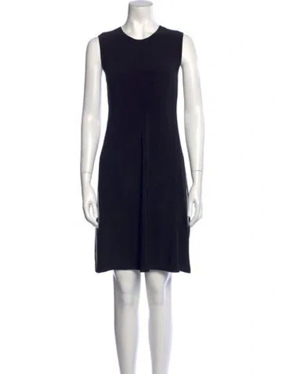 Pre-owned Norma Kamali Sleeveless Mini Dress In Black