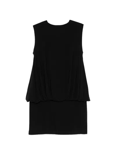 Norma Kamali Sleeveless Mini Dress In Black
