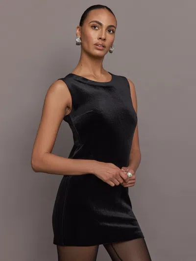 Norma Kamali Sleeveless Mini Dress In Black