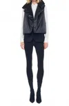 Norma Kamali Sleeveless Sleeping Bag Vest In Black In Multi