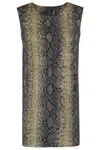 Norma Kamali Sleeveless Tailored In Python