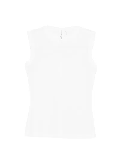 Norma Kamali Sleeveless Top In White