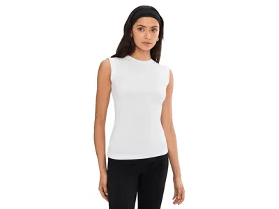 Norma Kamali Sleeveless Top In White