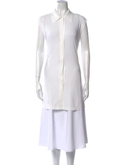 Pre-owned Norma Kamali Sleeveless Tunic In Gray