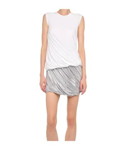 Norma Kamali Sleeveless Twist Top In White