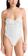 NORMA KAMALI SLINKY MARISSA ONE PIECE PEARL