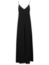 Norma Kamali Slip A Line Long Dress In Black