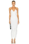 Norma Kamali Slip Diana Gown In Snow White