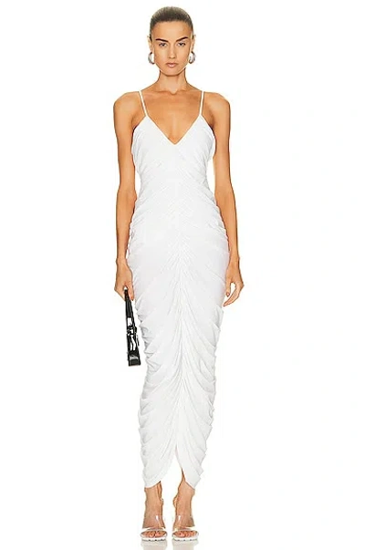 Norma Kamali Slip Diana Gown In White