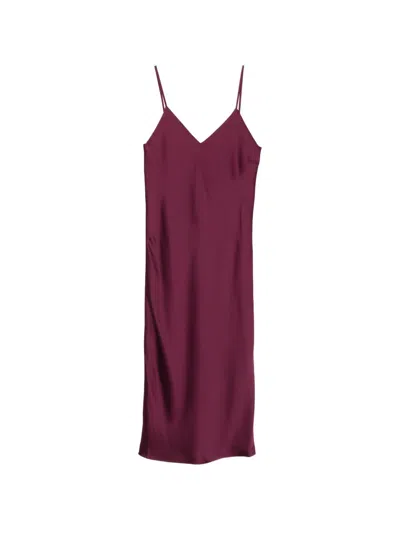 Norma Kamali Bias Slip Midi Dress In Multi