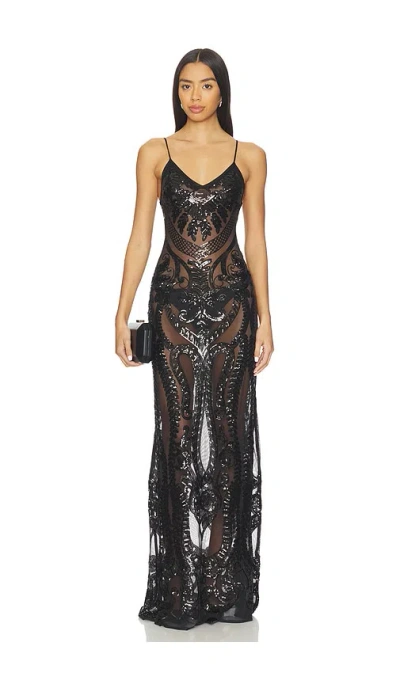 Norma Kamali Slip Gown In Black