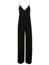 Norma Kamali Low-back Slip Jumpsuit In Black
