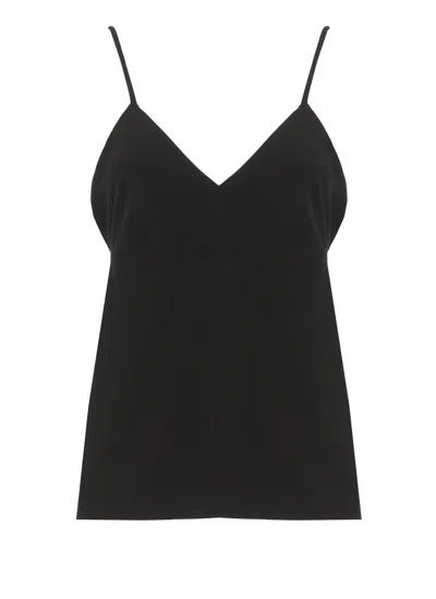 Norma Kamali Slip Top In Black