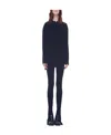 Shop Norma Kamali Slit-detail Flared Leggings In Black