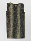 Norma Kamali Strapless Side Drape Pickleball Dress