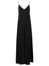 Norma Kamali Maxi Dress With Spaghetti Straps And V-neck
