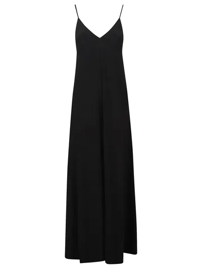 NORMA KAMALI SPAGHETTI STRAP MAXI DRESS