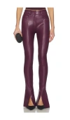 Norma Kamali Spat Jeans In Purple