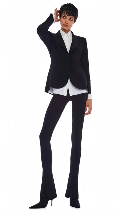 Norma Kamali Spat Legging In Black In Blue