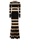 Norma Kamali Spliced Dress Fishtail Gown In Black