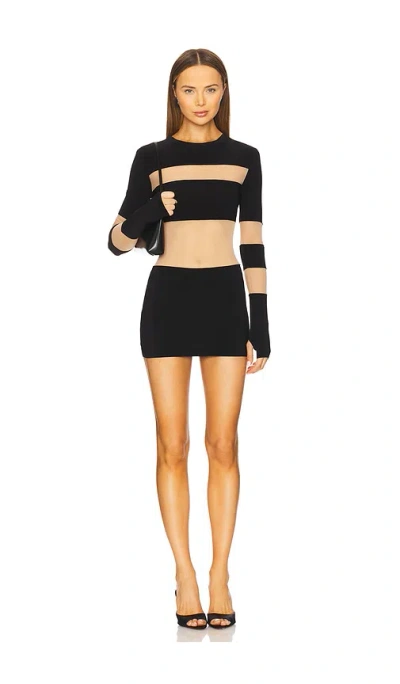 NORMA KAMALI SPLICED INSERT PICKLEBALL DRESS