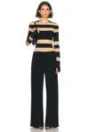 Norma Kamali Spliced Straight Leg Jumpsuit In Black & Nude Mesh