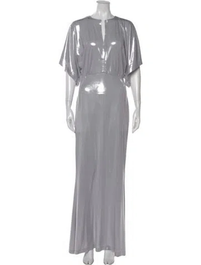 Pre-owned Norma Kamali Square Neckline Long Dress