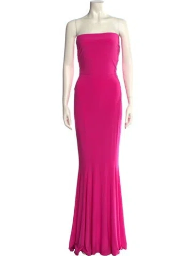 Pre-owned Norma Kamali Square Neckline Long Dress W/ Tags In Pink