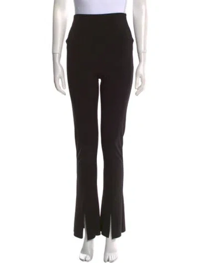 Pre-owned Norma Kamali Straight Leg Pants In Black