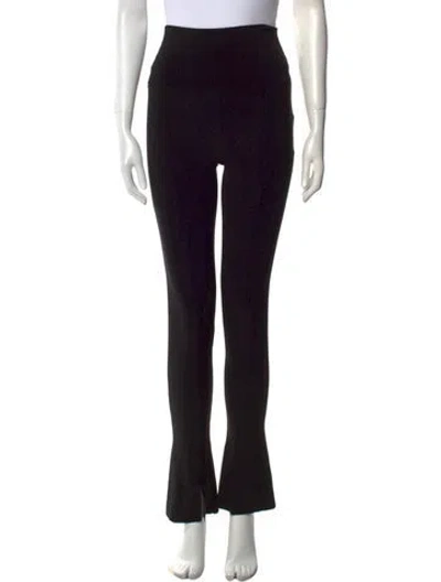 Pre-owned Norma Kamali Straight Leg Pants In Black