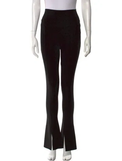 Pre-owned Norma Kamali Straight Leg Pants In Black