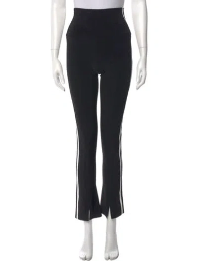 Pre-owned Norma Kamali Straight Leg Pants In Black