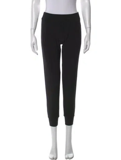 Pre-owned Norma Kamali Straight Leg Pants In Black