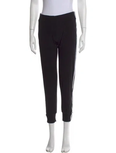 Pre-owned Norma Kamali Straight Leg Pants In Black